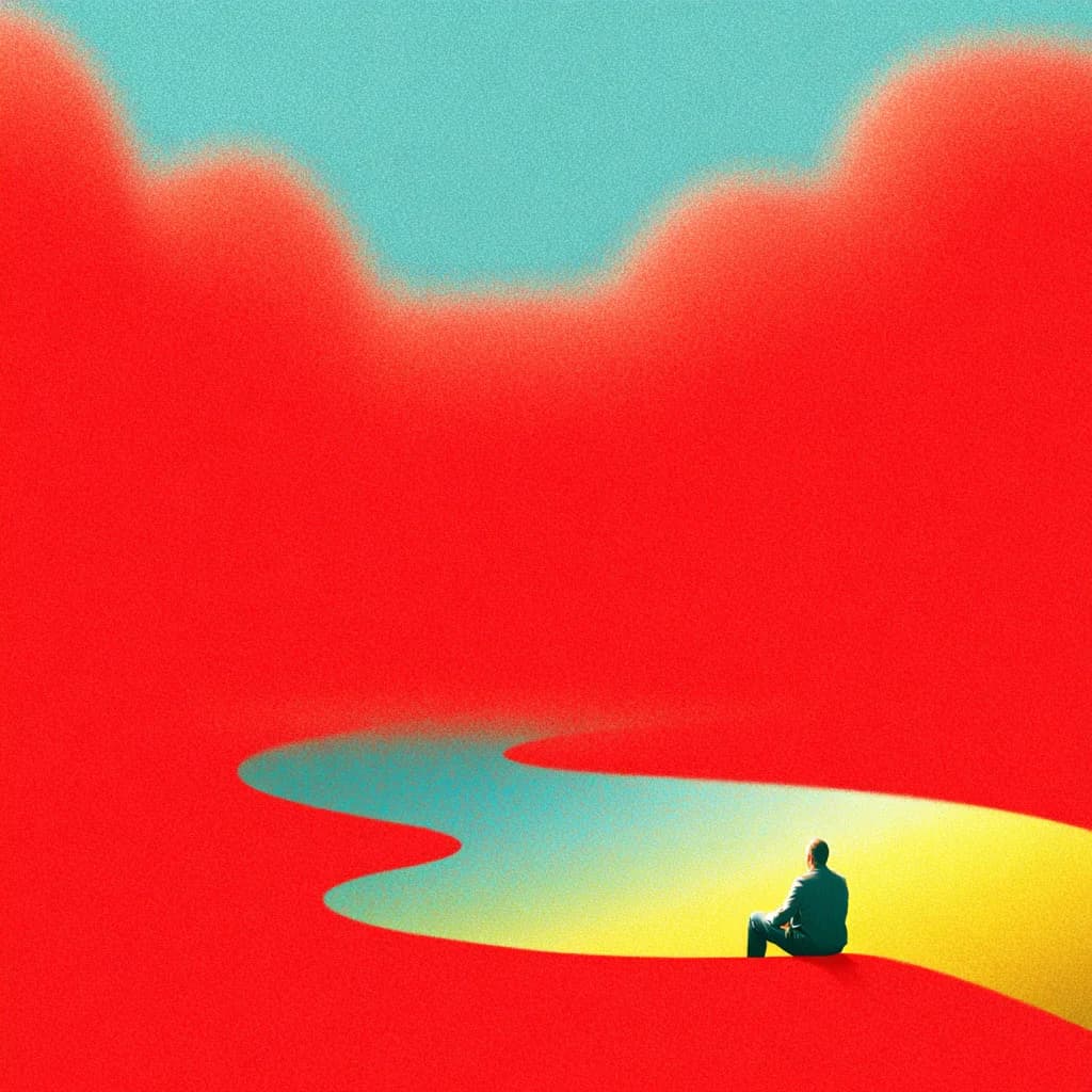Minimal landscape illustration used to suggest selective long-term expansion